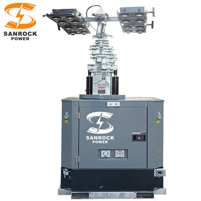 kaufen 6kw/9kw Dieselgenerator Leuchtturm Außen Notfallanhänger Beleuchtung Turm 230VAC online manufacture