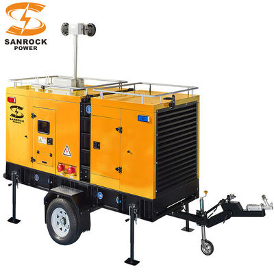 kaufen 1500r/Min. Mobiler Abwasserpumpe Elektrische 80KW tragbare Dieselwasserpumpe mit Anhänger online manufacture