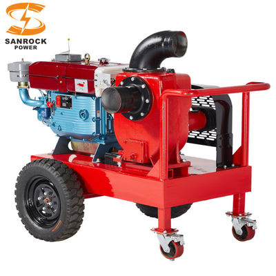 kaufen Einzylinder Dieselmotor Wasserpumpe Set Landwirtschaftliche Bewässerung Pumpe Einfacher Start online manufacture