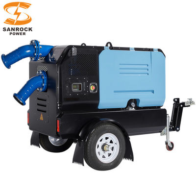 kaufen Dieselwasserpumpe mit hohem Druck, Notfall-Flutkontrolle, Anhänger, Montierte Abwasserpumpe online manufacture