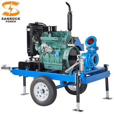 kaufen 90kw 120kw Diesel-Wasserpumpen Stadt-Selbst-Priming Abwasserpumpe lange Lebensdauer online manufacture