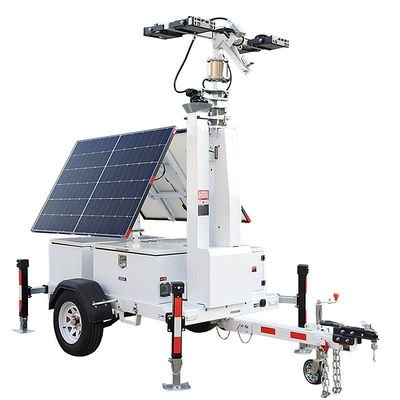 kaufen Solarbetriebene Beleuchtungstürme 5,3 Tage Laufzeit Hydraulischer Leuchtturm Tragbarer Leuchtturm Miete online manufacture