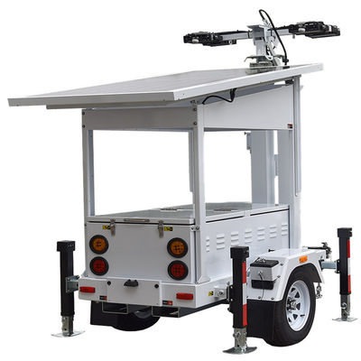 kaufen Portable Solar Light Tower Neigung 90° Elektrische Überwachung Leuchtturm Außenleuchtturm online manufacture