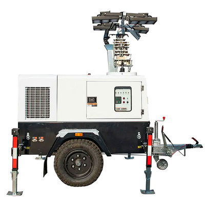 kaufen Nachtscan-Lichtmast Leistung 7KW/50Hz 9KW/60Hz Bergbau-Dieselgenerator Lichtmast Mobiler Lichtmast online manufacture