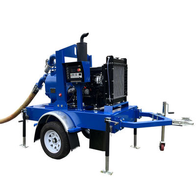 kaufen Two-Wheel Self Priming Dewatering Pump Max Head 43m Agricultural Diesel Water Pumps for Irrigation online manufacture