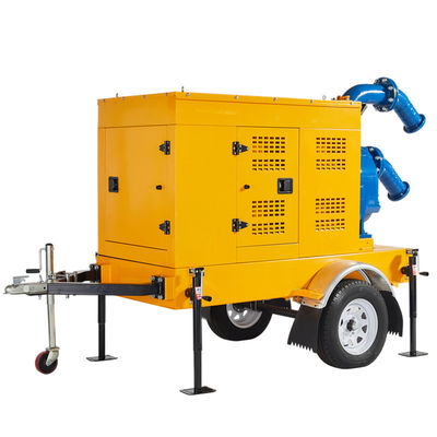 kaufen Two-Wheels Water Pump High Head 15-20m Self Priming Vortex Pump Diesel Engine Pump Set online manufacture