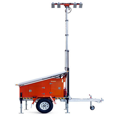 kaufen Mobile Lighting Tower Trailer Mounted Solar LED Light Tower Infrastructure Projects Solar Lights for Driveway online manufacture