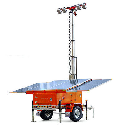 kaufen Solar Lighting Towers Beam Angle 350° High Output Solar Lights Construction Sites Portable Solar Light Tower online manufacture