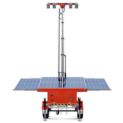 kaufen Integrated Solar Light Tower Working Time 36 Hours Powerful Solar Lights Outdoor Events Trailer Light Tower online manufacture