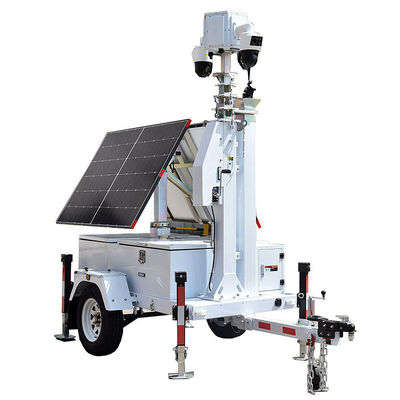 Kaufen Generator Leuchtturm Nutzung der Solarenergie Überwachungskameras Mobil Solarleuchtturm online manufacture