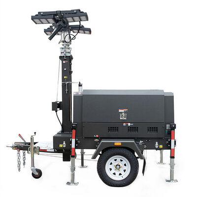 kaufen Diesel Light Tower Luminous Flux 210000LM Outdoor Light Tower LED Mobile Light Tower online manufacture
