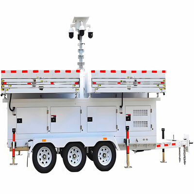 kaufen Solar-betriebene Überwachungskamera-Lichtmast Langlebiger Akku Industrieller Lichtmast Solar-Lichtmast Preis online manufacture