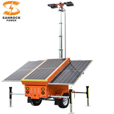 1305W Solarbetrieb Portable Light Towers LED Mobile Light Tower für Baustellen