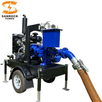 325m3/h Dieselmotor-Wasserpumpen-Set Nicht verstopfende Selbstprimar-Zentrifugalpumpe