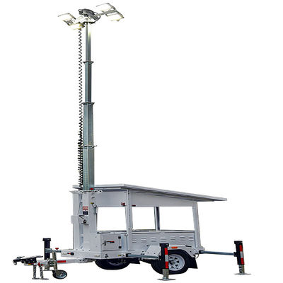 Mobile Lichtmast Notfall Solar Lichtmast Null Emissionen LED-Lichtmast
