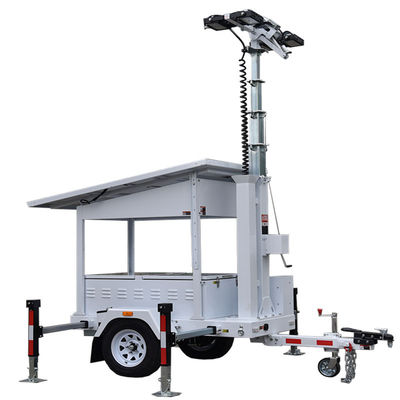 7M Mast Einfachachse Langlebige Batterie Solarleuchtturm Bergbau Betriebe Mobilleuchtturm Hersteller