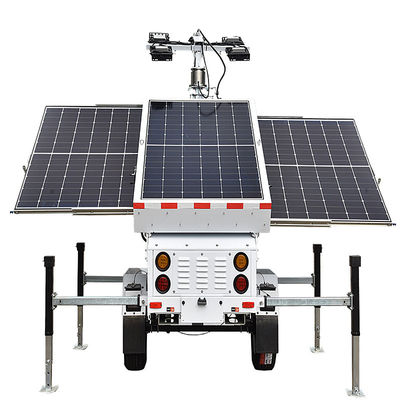 Anhänger-Standard US / AU / EU Industrielle Leuchtturm 360-Rotations-LED-Leuchtturm-Lampenplatte Heben 30°-38° Elektrische Hebung