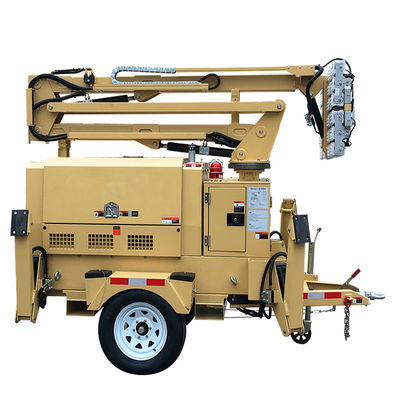 Mobile Light Tower Outdoor LED Lighting Tower 9m Hydraulic Mast Diesel Light Tower