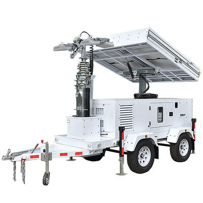 Solar Mobile Tower Light Temporary Medical Stations Sustainable Lighting Outdoor Light Tower