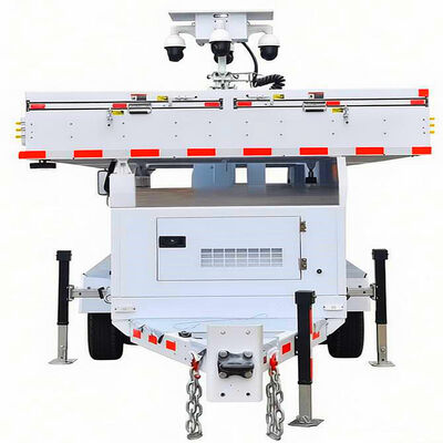 Antriebsbeleuchtung Hochleistungs-Solarlicht-Turm Wasserdichtes Gehäuse Mobillicht-Turm Hersteller