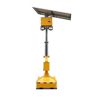 High Performance Solar Panels Generator Light Tower Remote Locations Portable Solar Light Tower