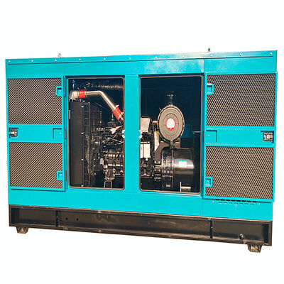 Schallgedämmte Einhausung Dieselmotor-Generatoraggregat Schwerlast Industrie Wirtschaftlicher Leiser Dieselgenerator