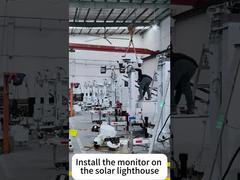 Solarüberwachungsturm Fernüberwachung und Sicherheit Baustellen Mobile Solarlichtmast