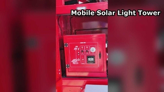 Mobiler Überwachungsturm CCTV-Parkplätze Sicherheit Teleskop-Lichtmast 7-Mast-Hebe-Solarleuchte